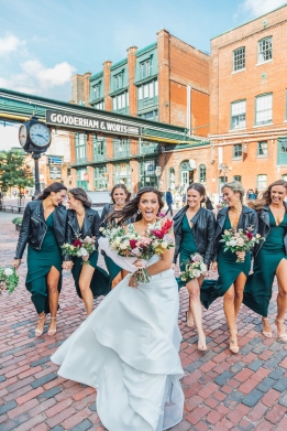 Wedding Party at Distillery District